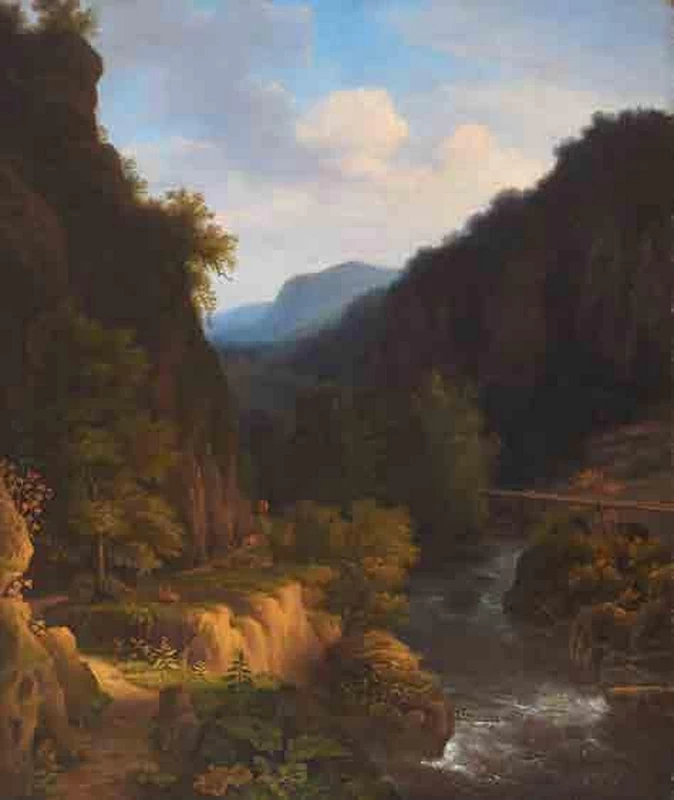 Torrente nella valle 